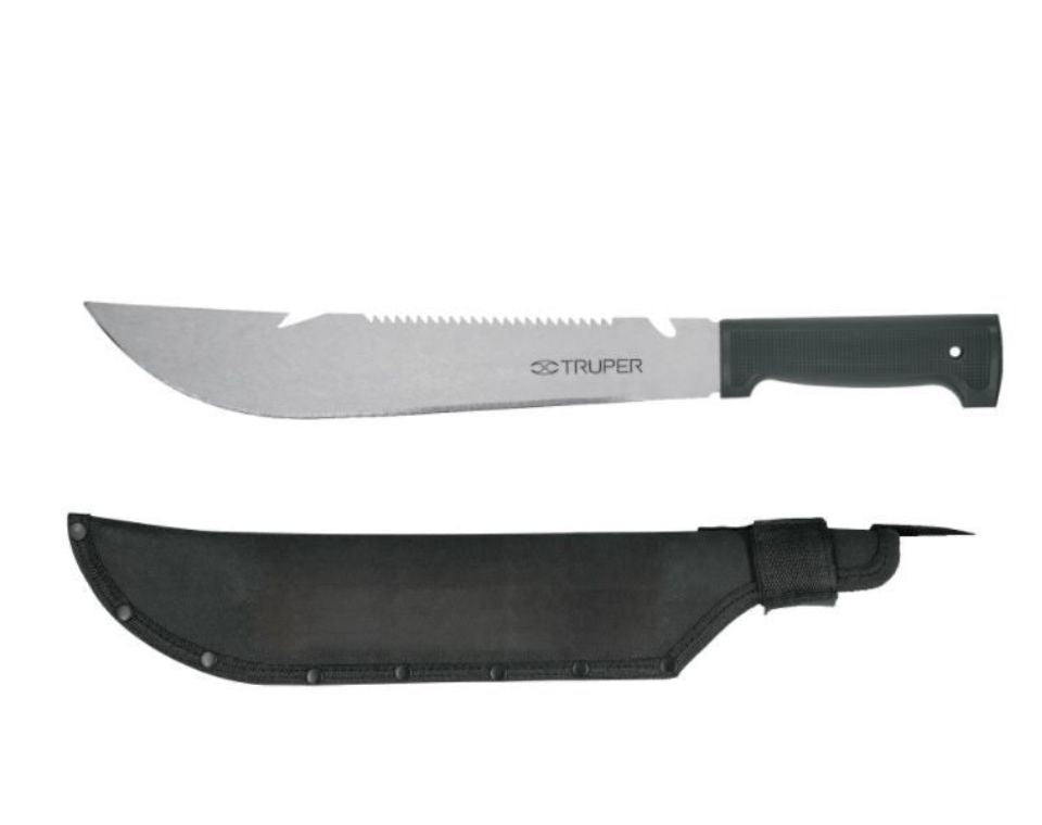 מצ'טה | חרב ג'ונגל משונן באורך 30 ס"מ | כולל נרתיק