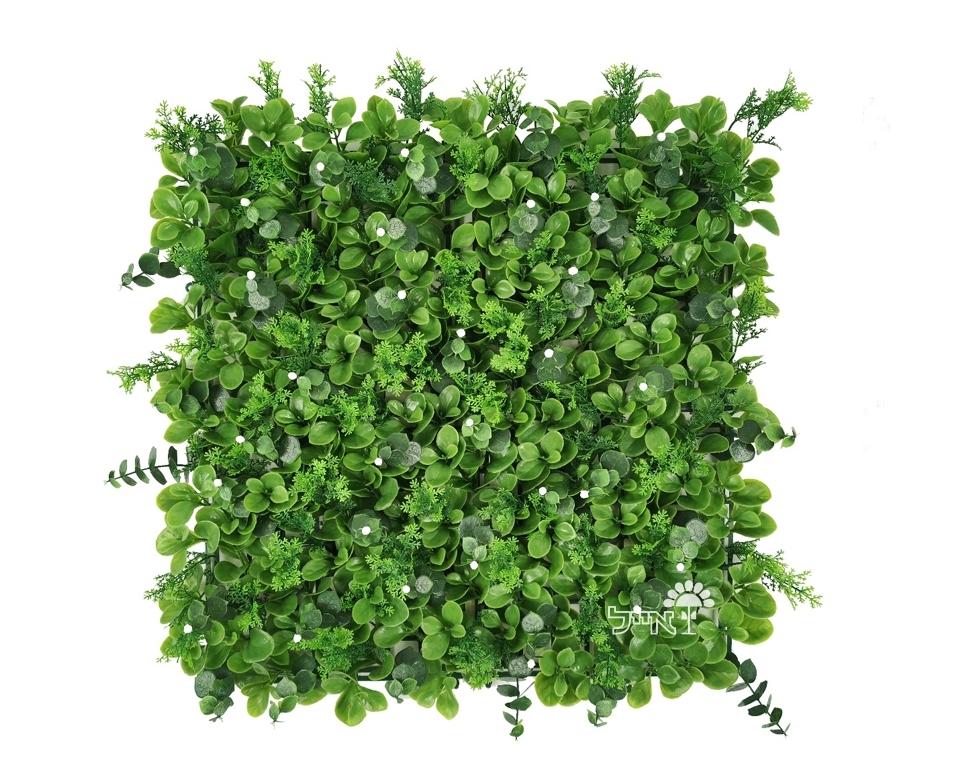 קיר ירוק מתכוונן - עלה משולב גוון בהיר | 50/50 ס״מ