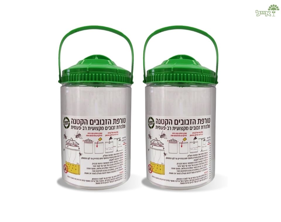 מלכודת זבובים רב פעמית עם פיתיון עוצמתי | יחידה אחת