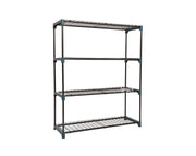 מעמד ברזל לעציצים | 4 קומות | דגם 08907 | 106X90 | שחור-ירוק