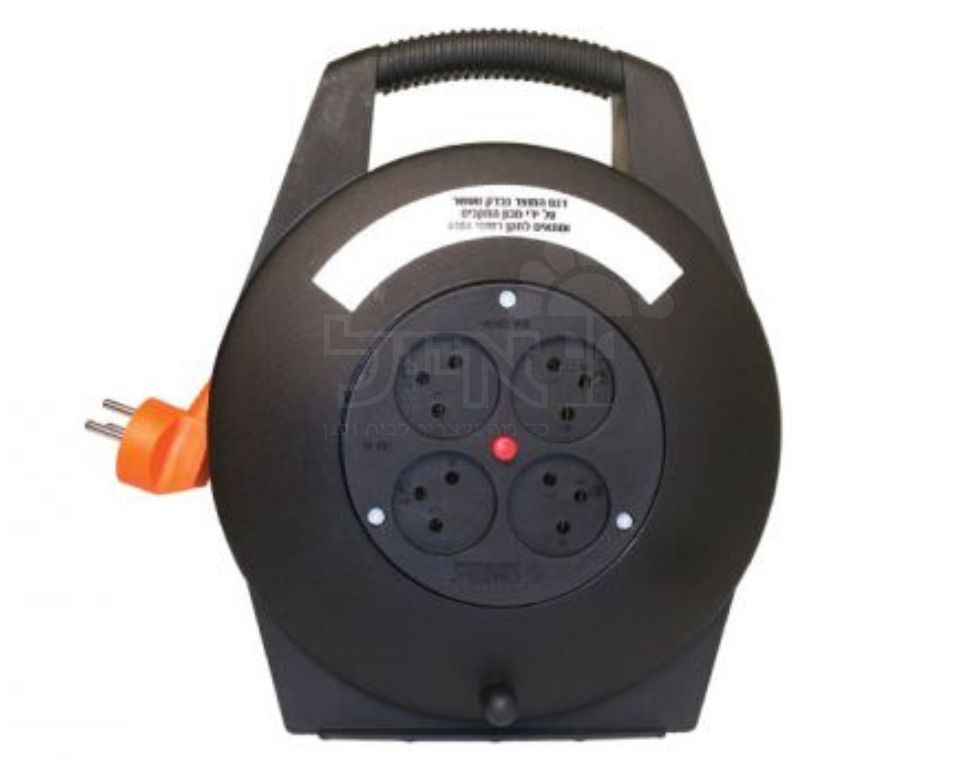 תוף מתח | 10 מטר | 4 שקעים | 3X1.5