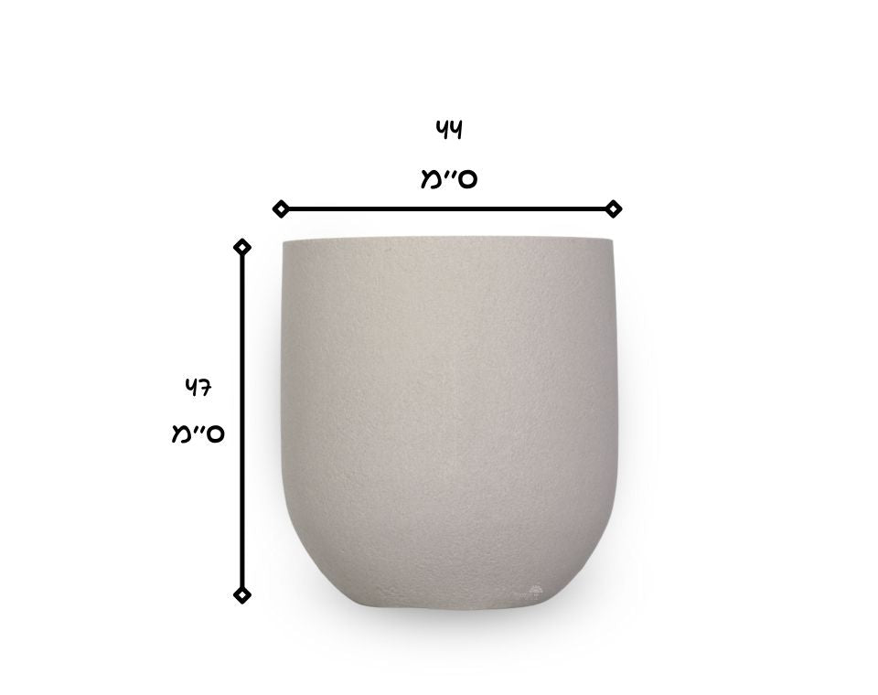 כד עגול | דגם פניקס | קוטר 44X47 | חול