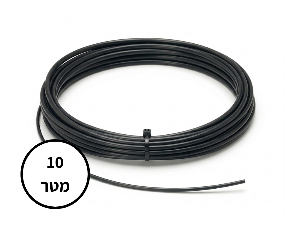 צינורית 3/5 | שחור | 10 מטר