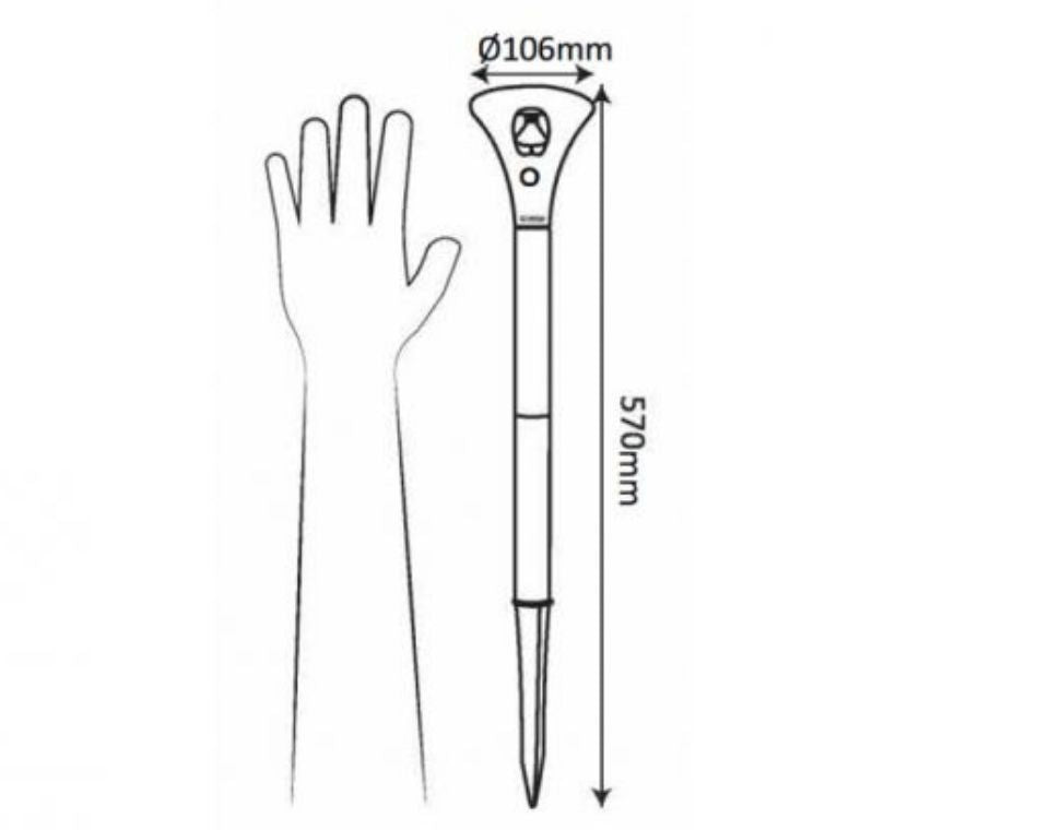 דוקרן גינה סולארי 6W | אור קר