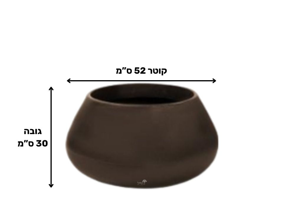 עציץ הדר | 52X30 | חום