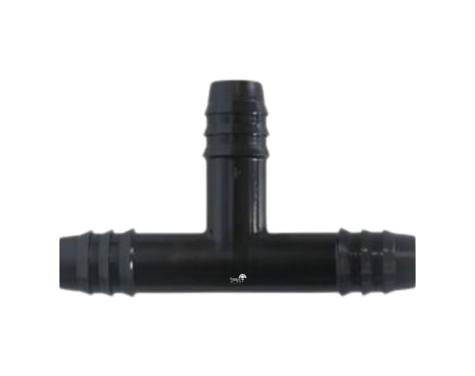 מחבר טי | לצינור בקוטר 16 מ"מ | 50 יחידות | שחור