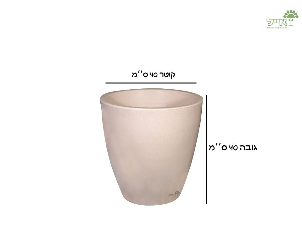 עציץ רקפת | 40X40 | אבן