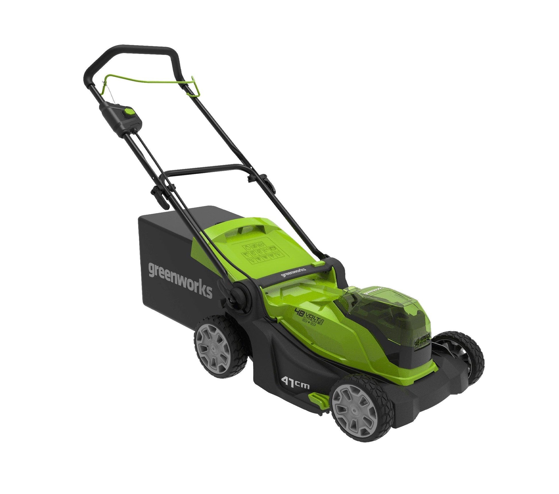 מכסחת דשא נטענת נדחפת 48V(2X24V) רוחב 41 ס"מ | גוף בלבד - משתלת אייל