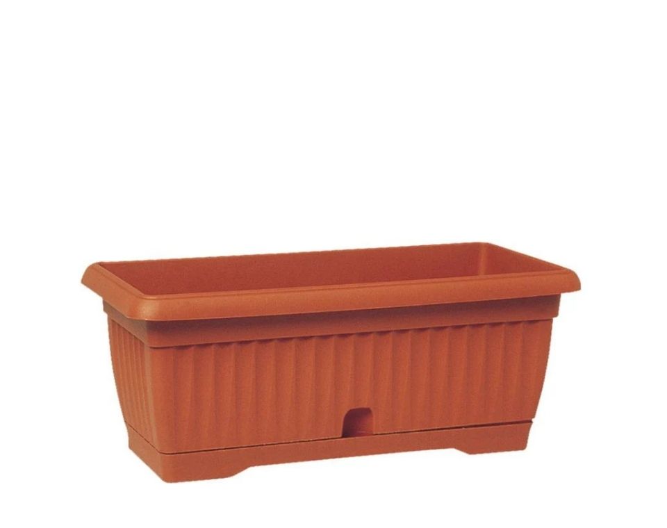 אדנית גולן | 52 ס״מ | 9 ליטר | כולל תחתית מובנית | טרקוטה