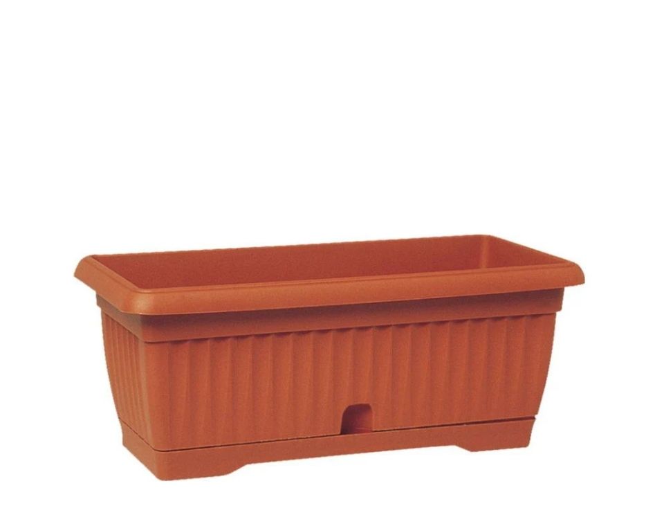 אדנית גולן | 62 ס״מ | 11 ליטר | כולל תחתית מובנית | טרקוטה