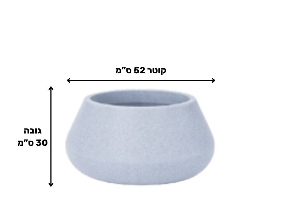 עציץ הדר | 52X30 | בטון