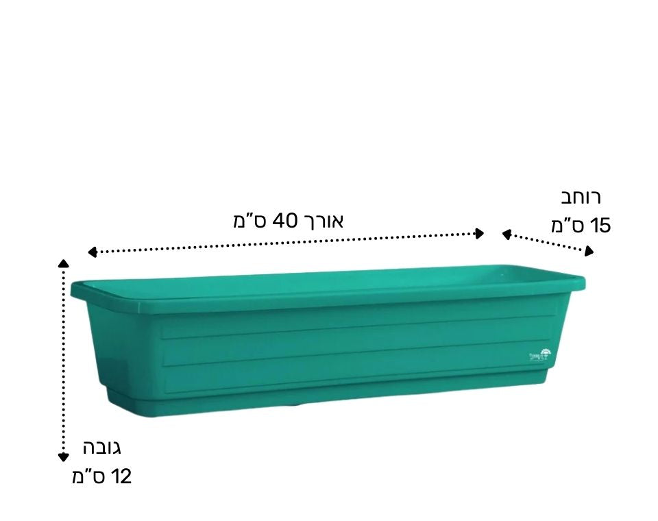 אדנית עצמון | 40 ס״מ | 5 ליטר | מנטה