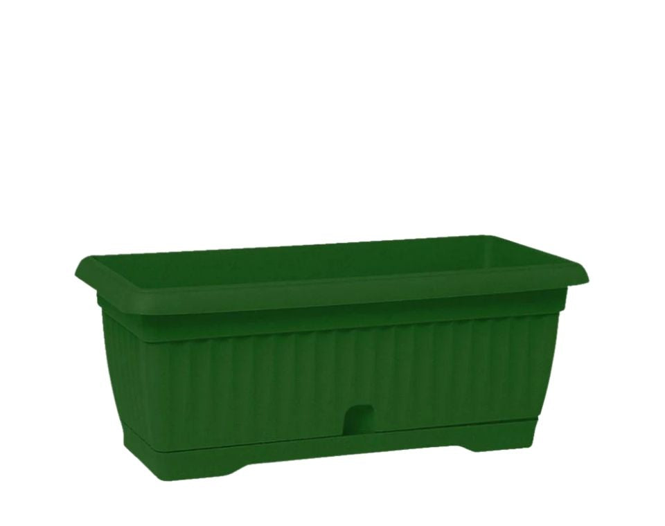 אדנית גולן | 62 ס״מ | 11 ליטר | כולל תחתית מובנית | ירוק כהה