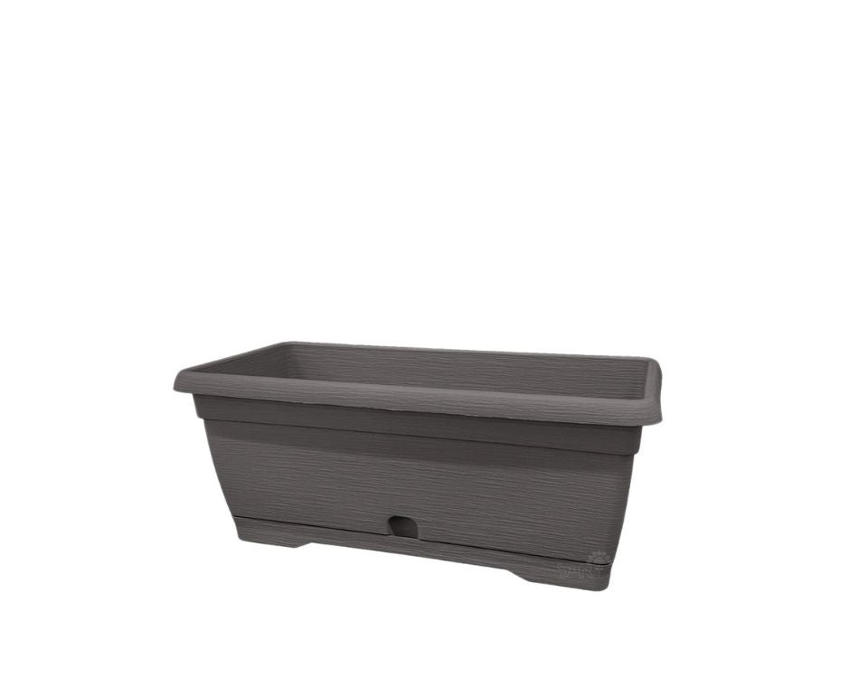 אדנית צבר | אפור כהה | 25 ס״מ