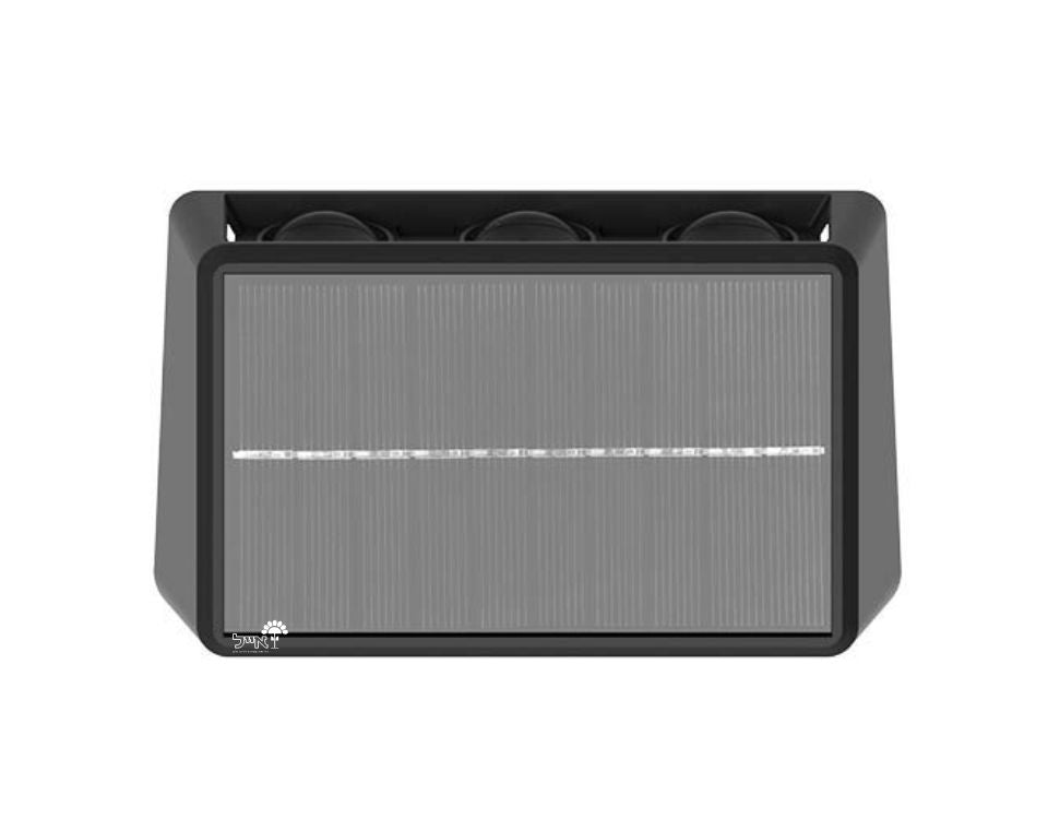 צמוד קיר סולארי אפ ודאון | 6X1.5W | גוון אור משתנה