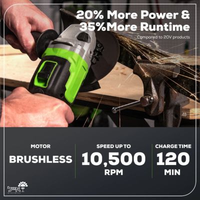 משחזת זווית "5 Brushless | גוף בלבד | 24V