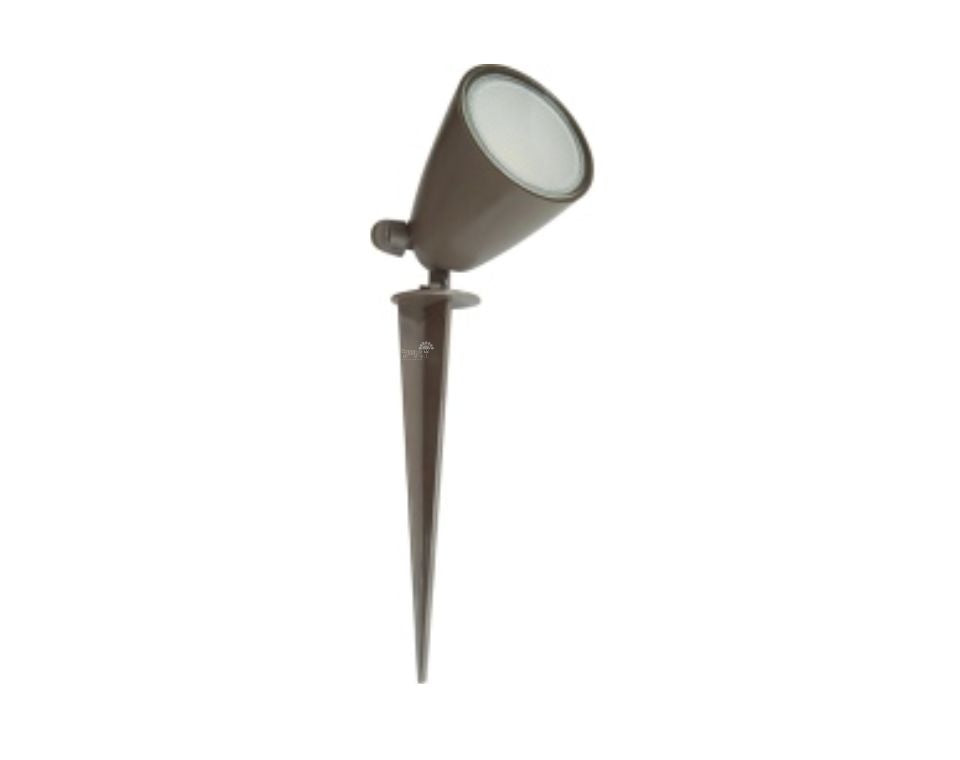 דקר תאורת גינה LED 8W IP54 | אור טבעי 4000K | 230V | גוף אפור