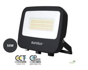 פנס הצפה 4 ב-1 F-PLAY |  צבע שחור | eurolux | 50W | 3/4/6K
