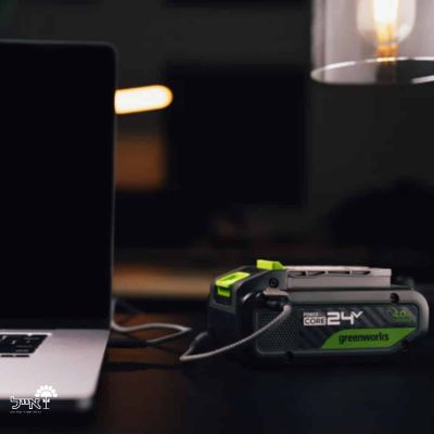 סוללה נטענת | יציאת USB-C דו-כיוונית |  Greenworks BA2460CA1 POWERALL | 24V | 6Ah