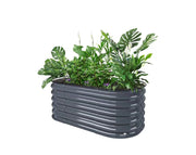 אדנית מתכת מוגבהת | 105x60x43 ס"מ | אפור