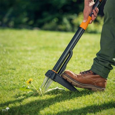 עוקר עשבים FISKARS Xact | 100 ס"מ של Fiskars – צילום תקריב