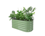 אדנית מתכת מוגבהת | 105x60x43 ס"מ | ירוק