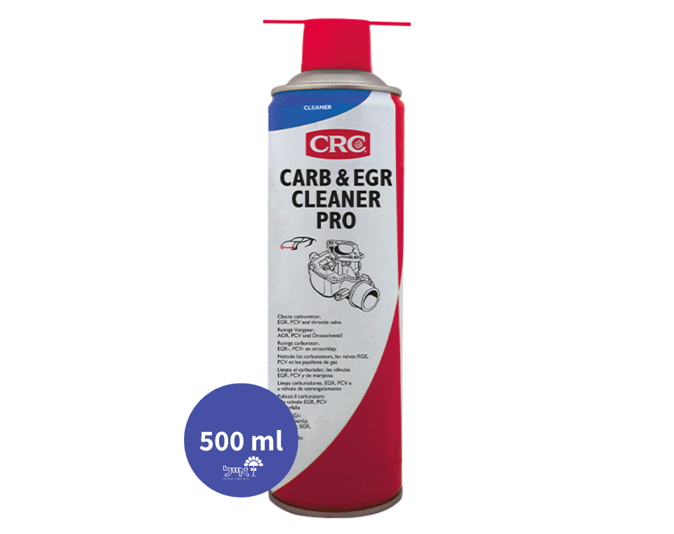 תרסיס לניקוי קרבורטור, PVC, EGR, ושסתום מצערת | 500 מ״ל | CRC
