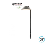 ASPEN 12W | מתח נמוך | OMEGA | בצבע שחור | דוקרן גינה 12V AC/DC