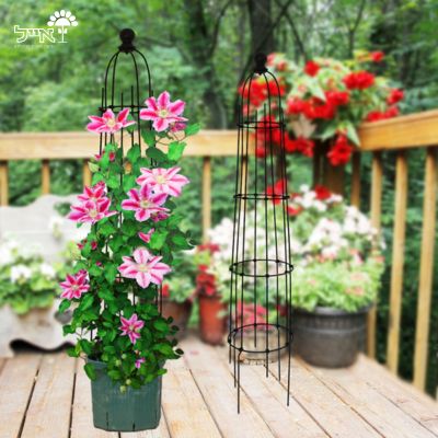 זוג מתקני הדליה לתמיכת צמחים | 20X113 | דגם 224 | שחור