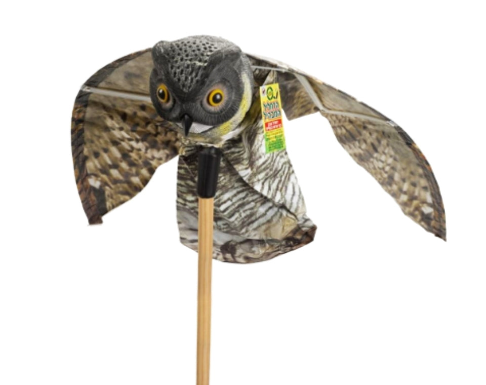 דחליל להרחקת יונים | ינשוף פרוש כנפיים