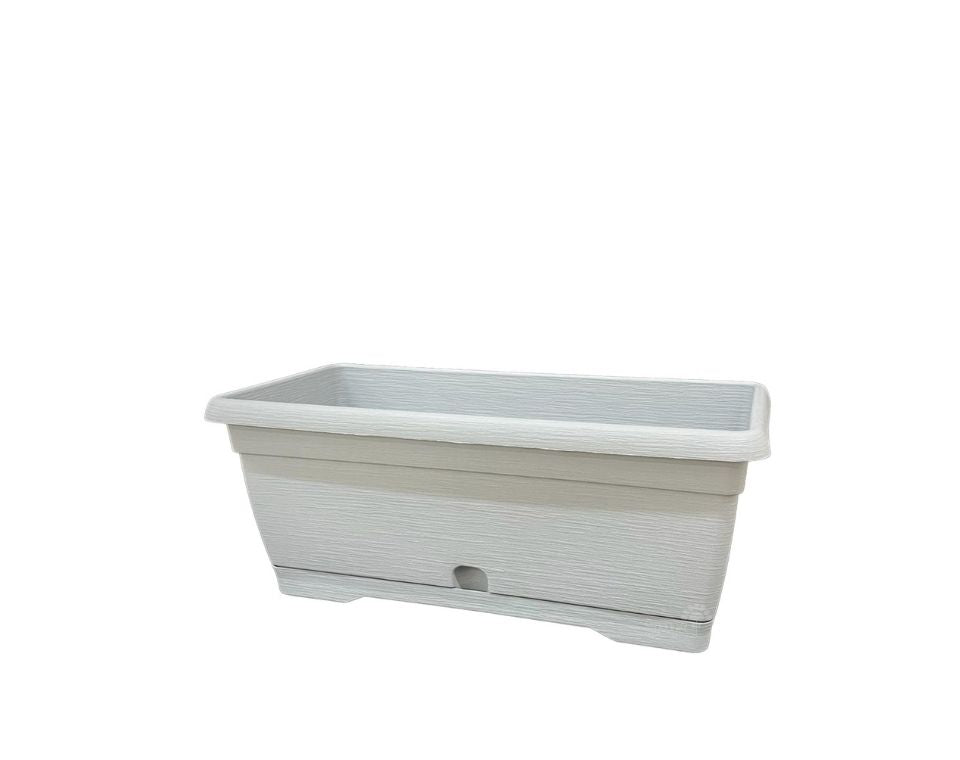 אדנית צבר | אפור בהיר | 35 ס״מ