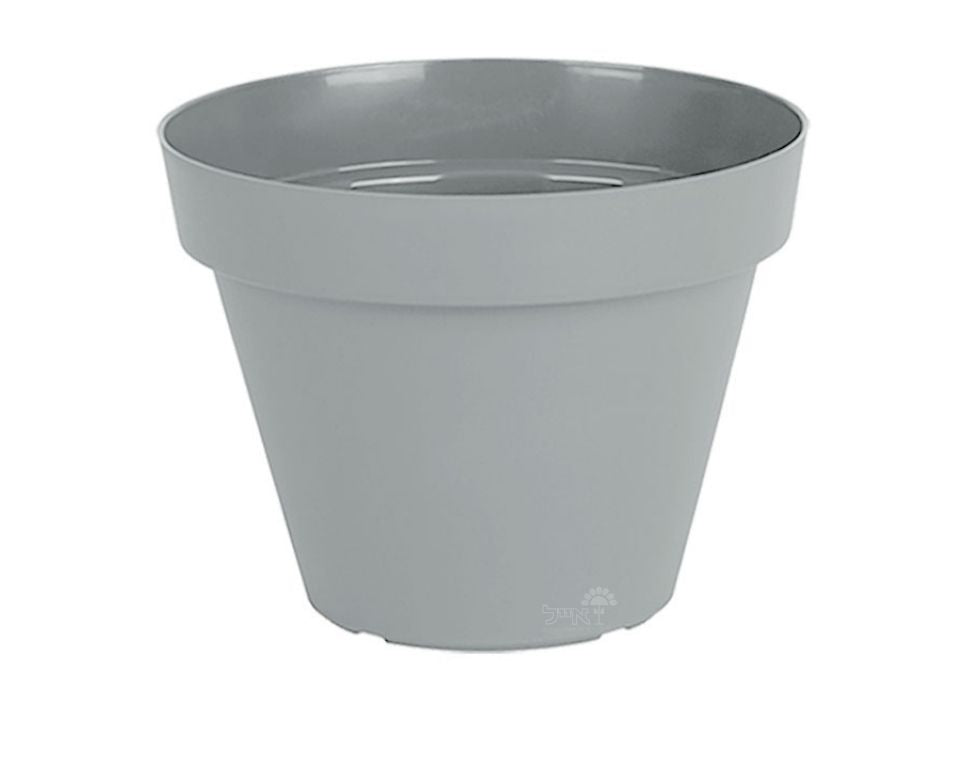 עציץ אביב | אפור בהיר | קוטר 40 ס"מ