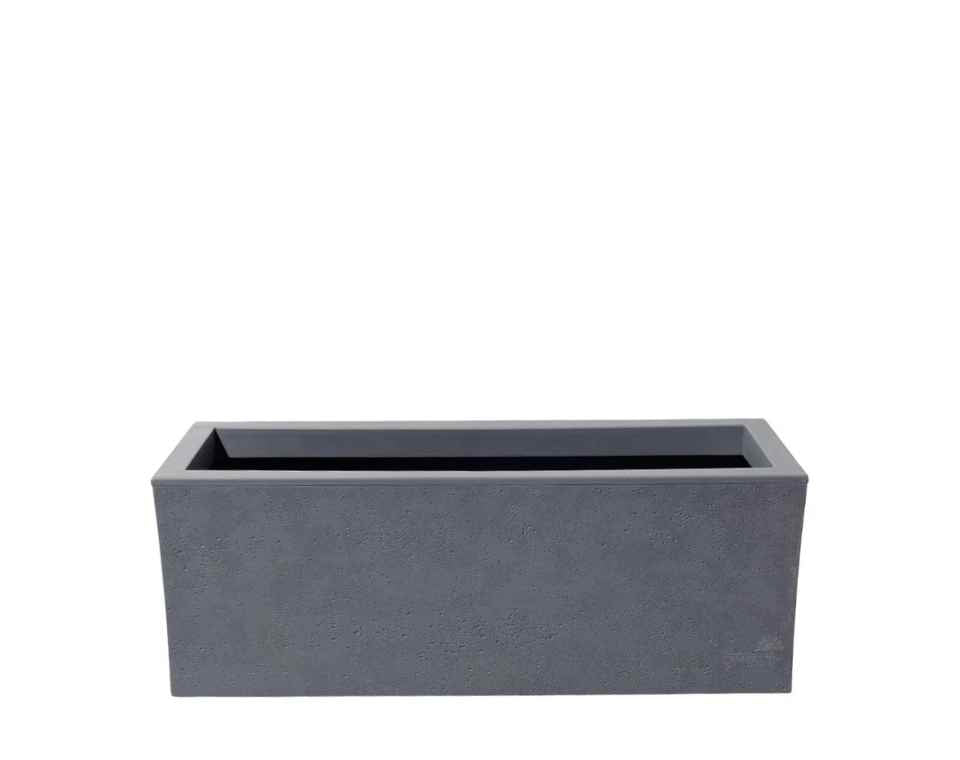 אדנית דמוי בטון | 79.5X29.5X29.5 | אפור כהה