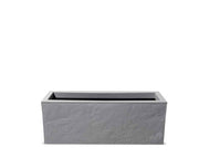 אדנית דמוי אבן | מידות 59X19.5X22.8 | אפור כהה