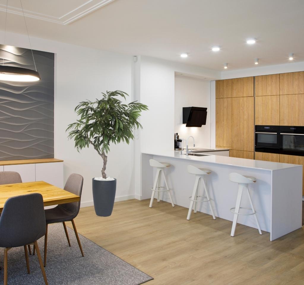 עץ מנגו מלאכותי בכד פמילי בינוני | 195 ס"מ