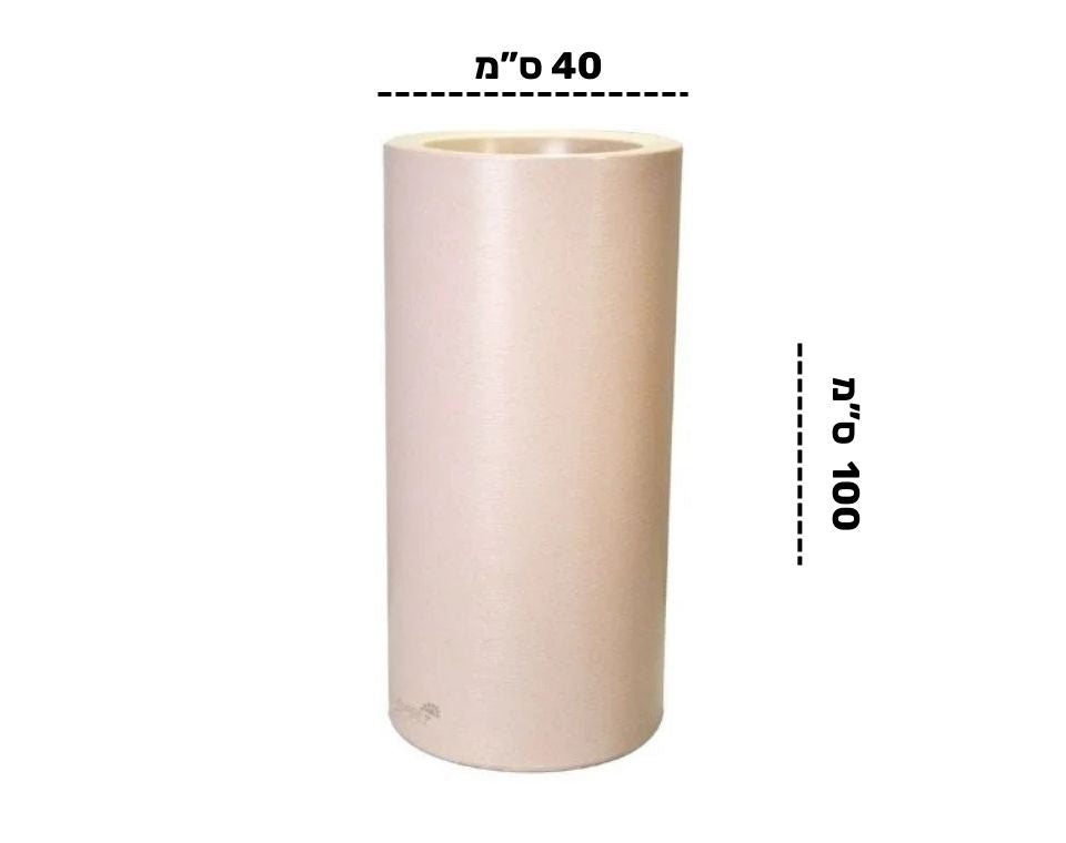 עציץ רותם עגול | אבן | קוטר 40 | גובה 100