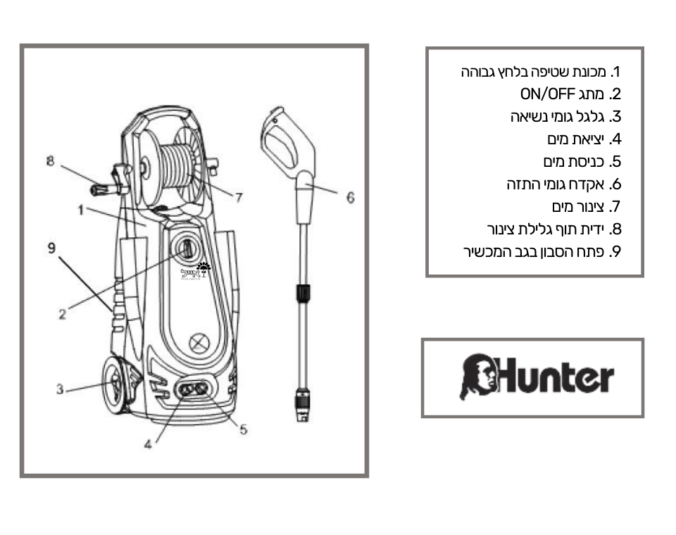 גרניק מכונת שטיפה | 102301-001 | 225 bar