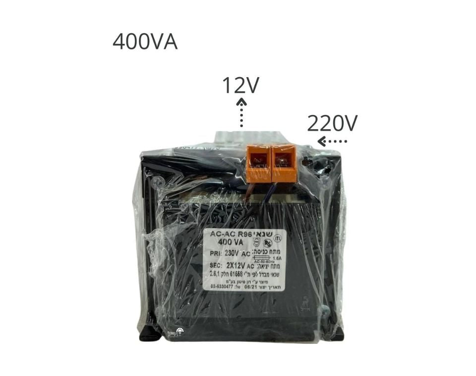 שנאי מבדל | AC 220V-12V | 400VA