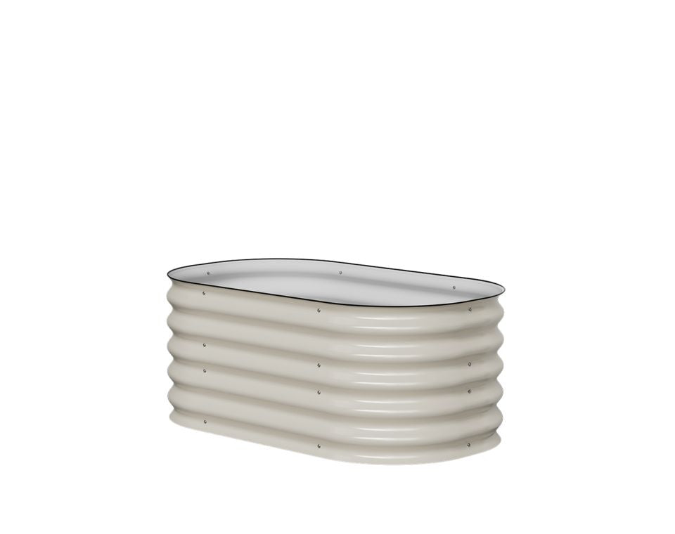 אדנית מתכת מוגבהת | 105x60x43 ס"מ | קרם