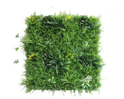 קיר ירוק מודולרי - עלה משולב מתפרץ | 100/100 ס״מ