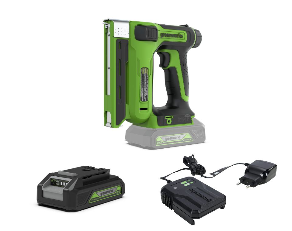 אקדח מסמרים נטען | 24V | כולל סוללה 2Ah ומטען מיקרו