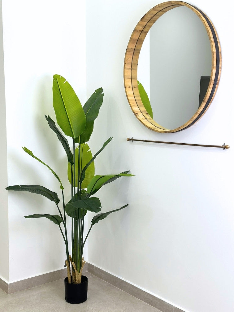 עציץ מלאכותי ציפור גן עדן | גובה 160 ס"מ