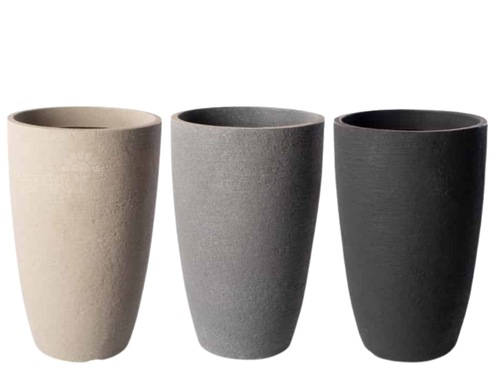 כד גבוה | בוסטון | קוטר 30 ס״מ גובה 44 ס"מ | שחור