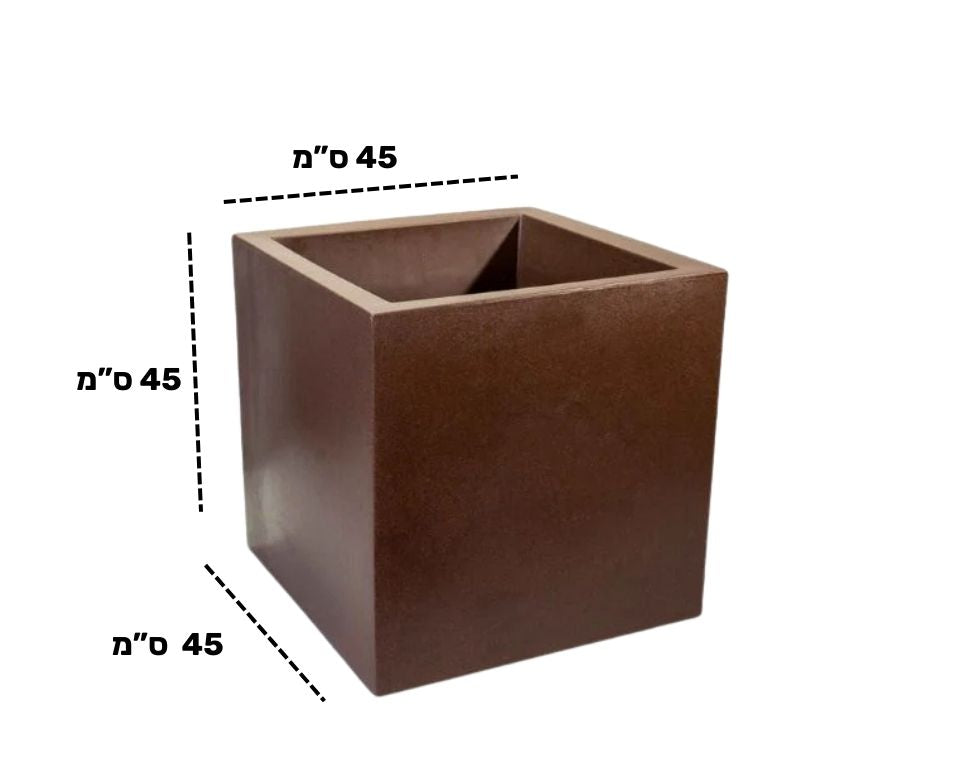 כד רוטו ריבועי | חום | 45X45X45 ס''מ