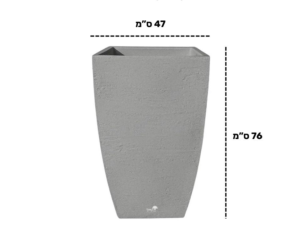כד ברזילאי | דגם פלורידה | 76X47 | אפור