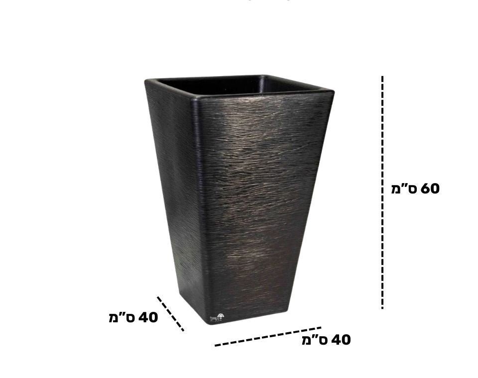כד יסמין | 40X40X60 | שחור
