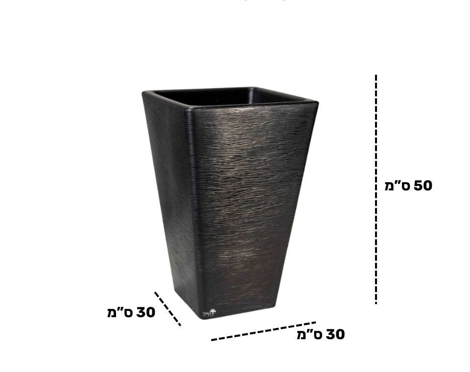 כד יסמין | 30X30X50 | שחור