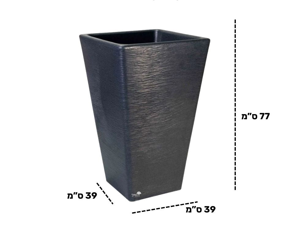 כד יסמין | 39X39X77 | פחם