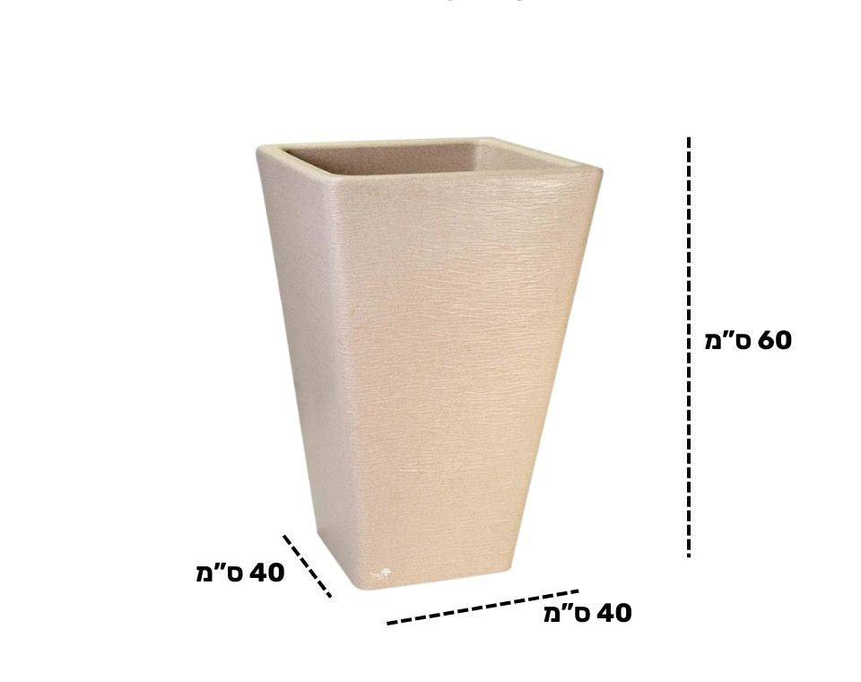 כד יסמין | 40X40X60 | אבן