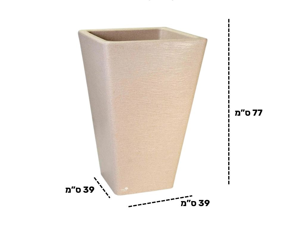 כד יסמין | 39X39X77 | אבן